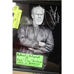 RON PERLMAN SON'S OF ANARCHY SIGNED W/ COA