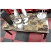 Image 1 : FAUX MARBLE COFFEE TABLE