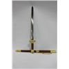 Image 1 : #13 WOOD HANDLED AND SHEATH SWORD