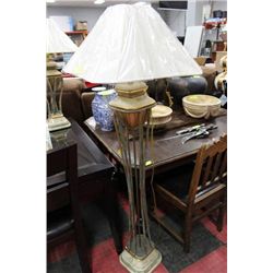 GOLD MARBLE FINISH SOLID IRON FLOOR LAMP