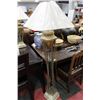 Image 1 : GOLD MARBLE FINISH SOLID IRON FLOOR LAMP
