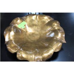 GOLD LEAD DESIGNER FRUIT BOWL