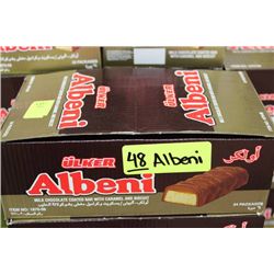 ALBENI MILK CHOCOLATED COATED BAR W CARAMEL AND