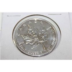 1 OZ .9999 SILVER MAPLE LEAF $5 COIN