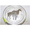 Image 1 : 2 OZ YEAR OF THE HORSE 0.999 SILVER $2 COIN