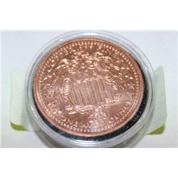 .999 FINE 1 OZ COPPER COINS X5