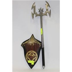 #11 DECORATIVE AXE W WALL PLAQUE
