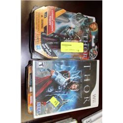 NINTENDO WII THOR GAME W FIGURE