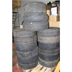 PALLET OF USED TIRES