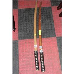2 NEW PRACTICE SWORDS