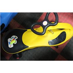 SKITTER KIDS RIDING TOY ON CHOICE YELLOW