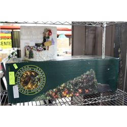 FIBRE OPTIC CHRISTMAS TREE 36" & MUSICAL SKATERS