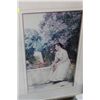Image 1 : LARGE PRINT W/ LADY SITTING