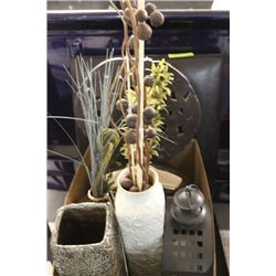 BOX OF SHOWHOME MISC DECORATIONS ON CHOICE