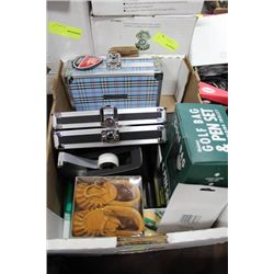 BOX OF MISCELLANEOUS ITEMS