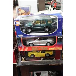 DIE CAST 1:18 CARS  X3