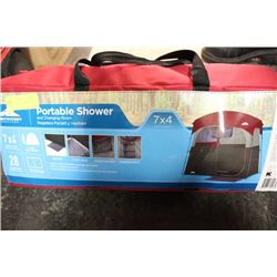PORTABLE SHOWER TENT 7' X 4"
