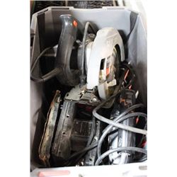 BIN OF CONSTRUCTION TOOLS