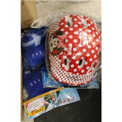KIDS BIKING HELMET AND KNEE PADS SET