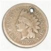 1859 *RARE-1ST YEAR* INDIAN HEAD PENNY-*RARE EARLY 1ST YEAR INDIAN HEAD PENNY-HOLED!! INDIAN HEAD PE