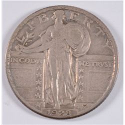 1928 STANDING LIBERTY QUARTER XF