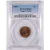 Image 1 : 1864 COPPER NICKEL INDIAN CENT PCGS MS-63