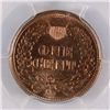 Image 3 : 1864 COPPER NICKEL INDIAN CENT PCGS MS-63