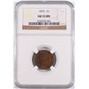 1875 INDIAN CENT NGC AU-53 BN