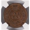 Image 3 : 1875 INDIAN CENT NGC AU-53 BN