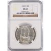 1949-S FRANKLIN HALF DOLLAR, NGC  MS-63  KEY DATE!