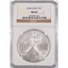 2004 AMERICAN SILVER EAGLE, NGC MS-69