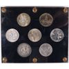 Image 2 : US TYPE SET OF HALF DOLLARS W/CAPITAL PLASTIC (BUST, SEATED, BARBER, WALKER, FRA