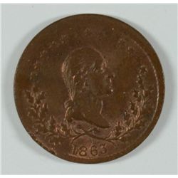 1863 CIVIL WAR TOKEN