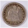 Image 1 : 1854 SEATED QUARTER VF