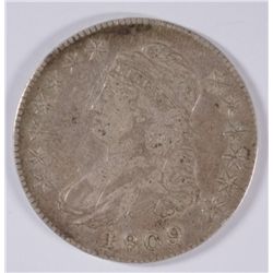 1809 BUST HALF DOLLAR VG/F