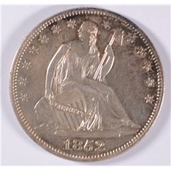 1852 SEATED HALF DOLLAR MS-64