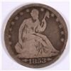 Image 1 : 1853 SEATED HALF DOLLAR GOOD