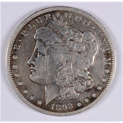 1893-S MORGAN DOLLAR F/VF