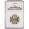 Image 1 : 1937 WASHINGTON QUARTER, NGC MS-65