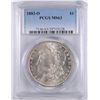 Image 1 : 1883-O MORGAN SILVER DOLLAR, PCGS MS-63