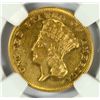 Image 2 : 1874 $3 GOLD NGC AU DETAILS