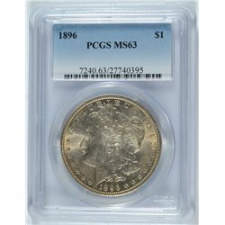 1896 MORGAN DOLLAR PCGS MS-63