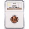 Image 1 : 1948 LINCOLN CENT NGC MS-66 RD