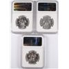 Image 2 : LOT OF ( 3 ) 1964 KENNEDY HALF DOLLARS, NGC PROOF-67