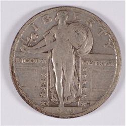 1919-S STANDING LIBERTY QUARTER, VF  NICE KEY DATE