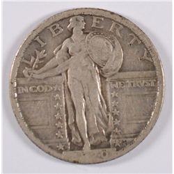 1920-D STANDING LIBERTY QUARTER,  VF  KEY DATE