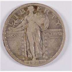 1921 STANDING LIBERTY QUARTER, VF  FULL DATE RARE!!