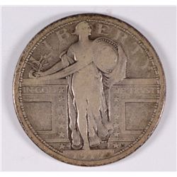 1917-D STANDING LIBERTY QUARTER, F/VF