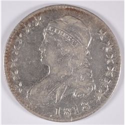 1818 BUST HALF XF/AU SOME MARKS