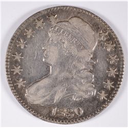 1830 BUST HALF XF/AU